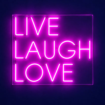 Live Laugh Love LED Neon Sign - product hero