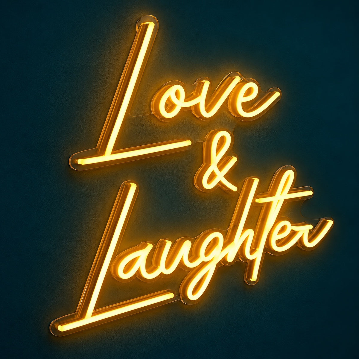 Love & Laughter LED Neon Sign - product hero