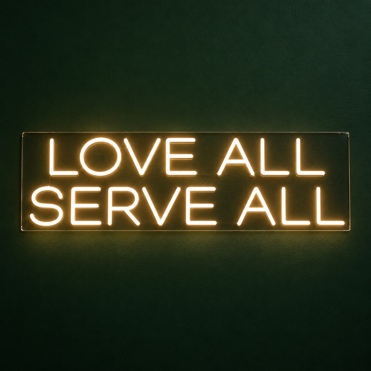 Love All Serve All LED Neon Sign - product hero
