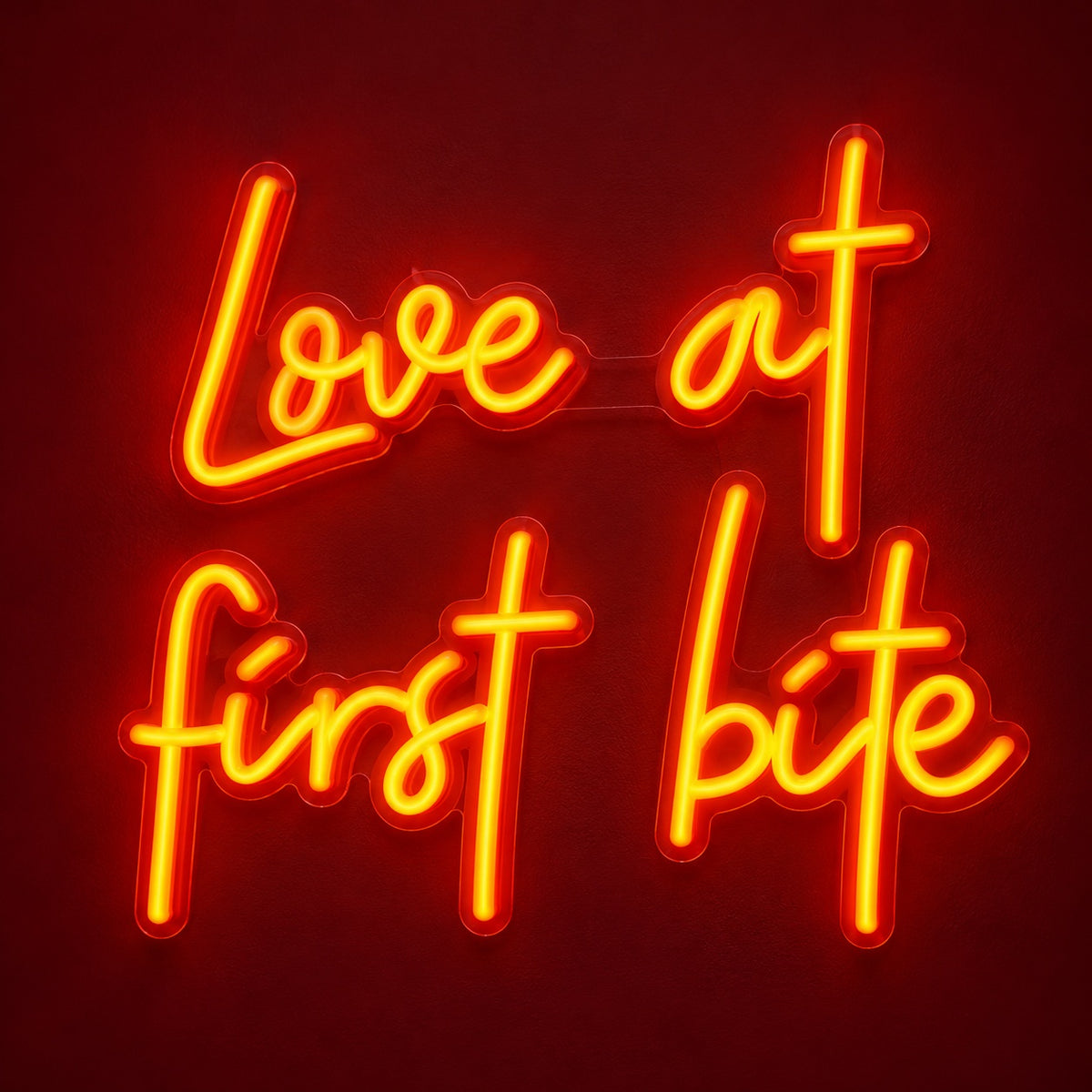 Love At First Bite LED Neon Sign - product hero