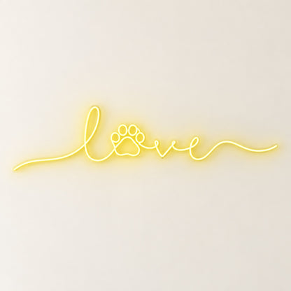 Love LED Neon Sign - natural light view
