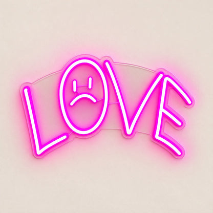 Love LED Neon Sign - natural light view