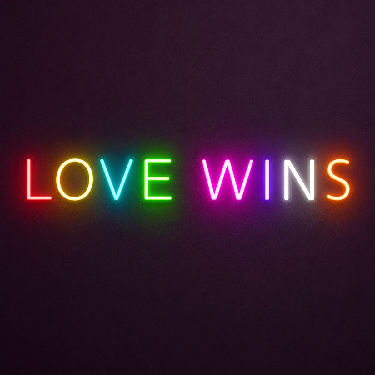 Love Wins LED Neon Sign - product hero