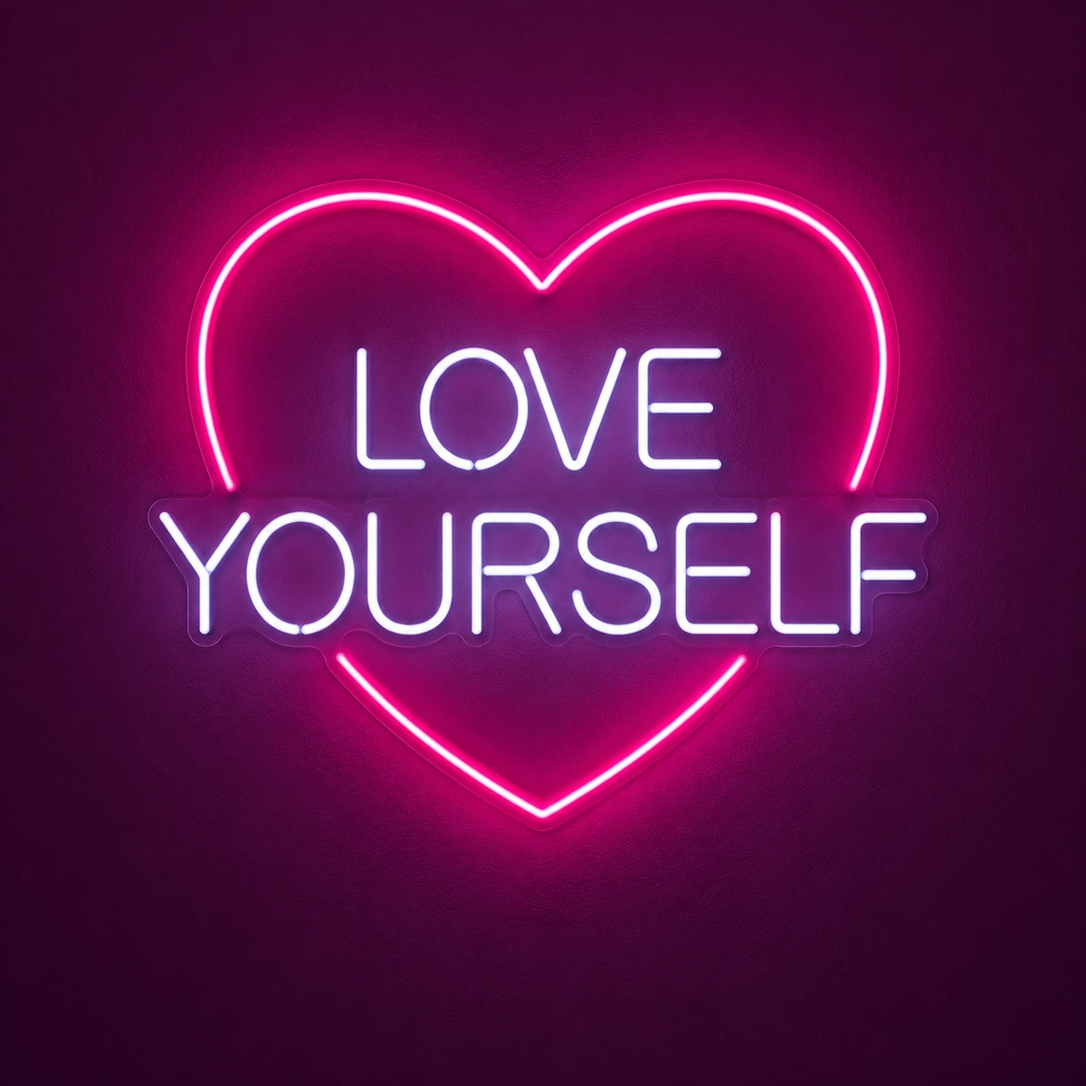 Love Yourself LED Neon Sign - product hero