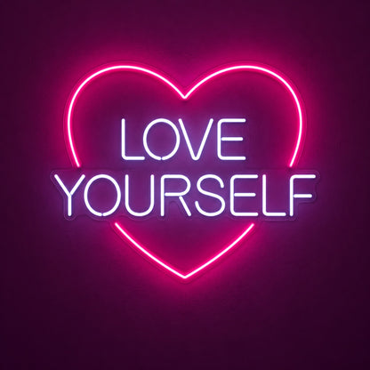 Love Yourself LED Neon Sign - product hero