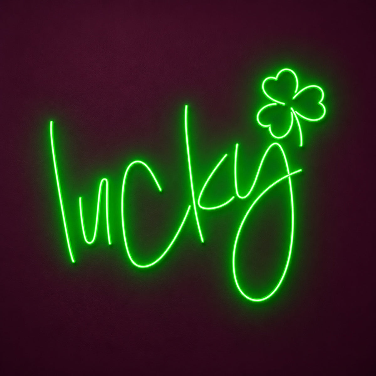 Lucky LED Neon Sign - product hero