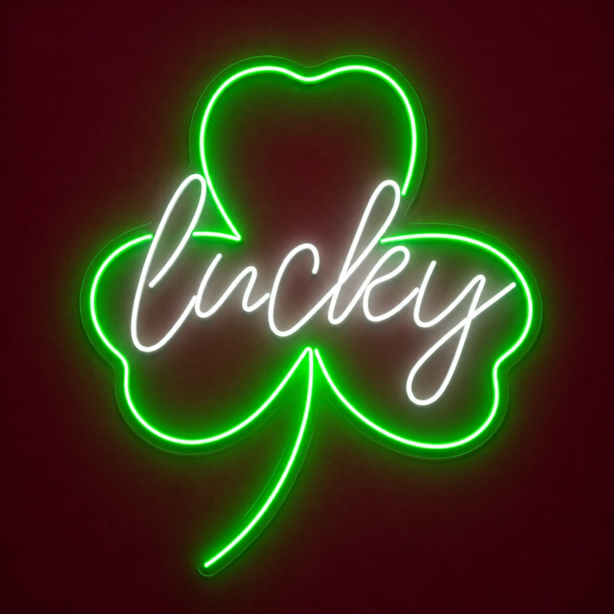 Lucky LED Neon Sign - product hero