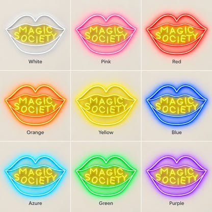 Magic Society LED Neon Sign - nine-color grid