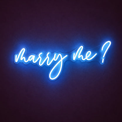 Marry Me LED Neon Sign - product hero
