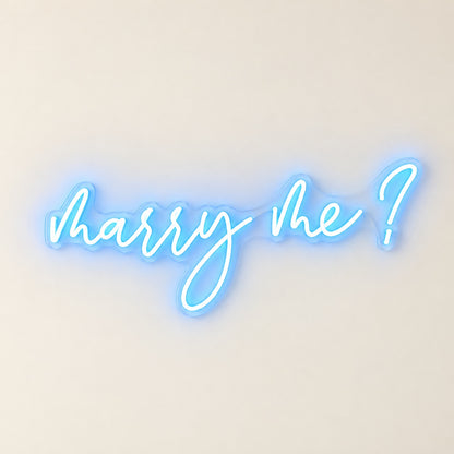 Marry Me LED Neon Sign - natural light view