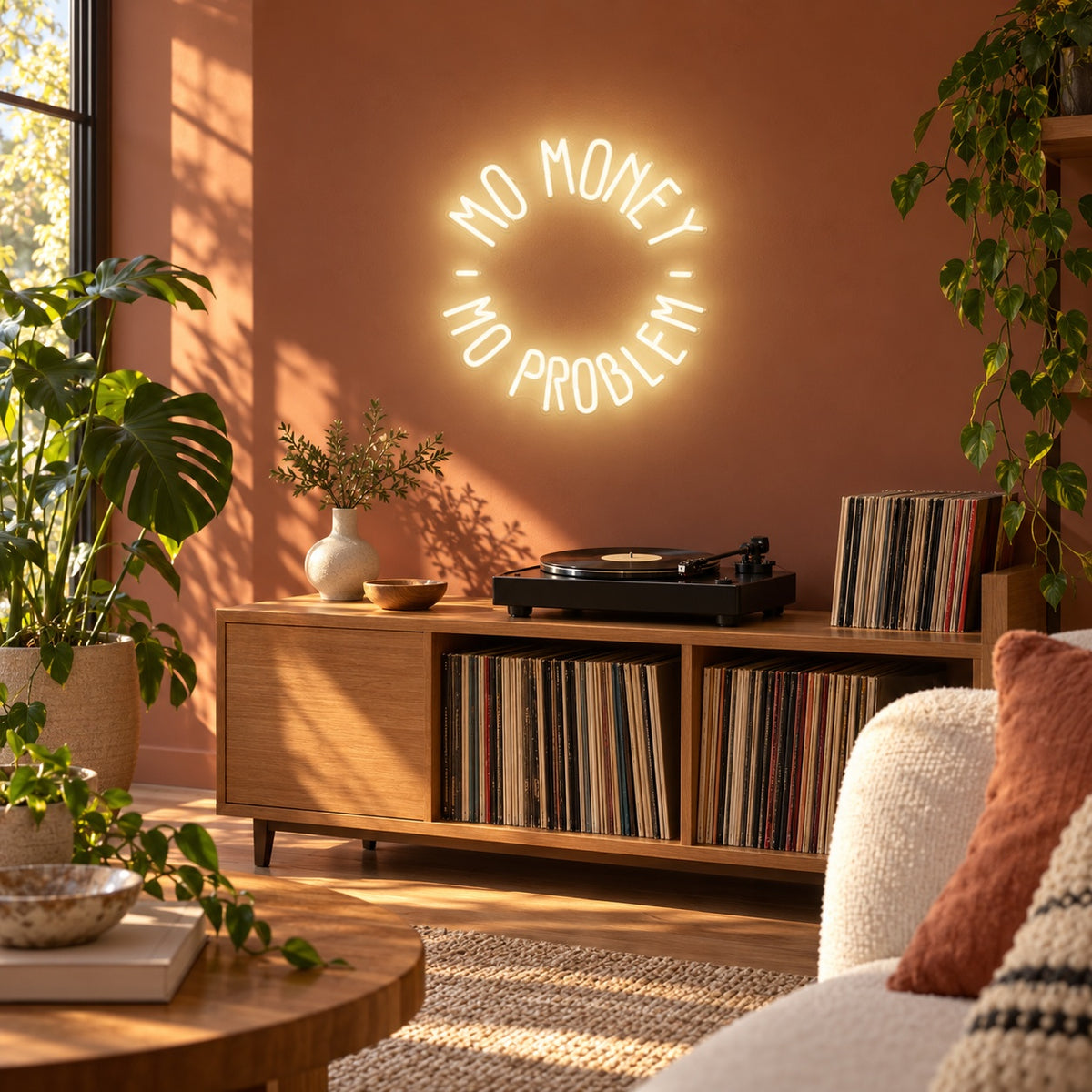 Mo Money Mo Problem LED Neon Sign - lifestyle view