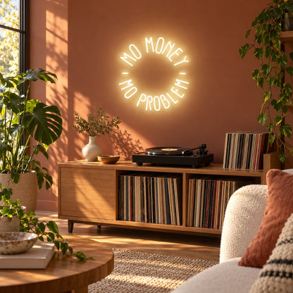 Mo Money Mo Problem LED Neon Sign - lifestyle view