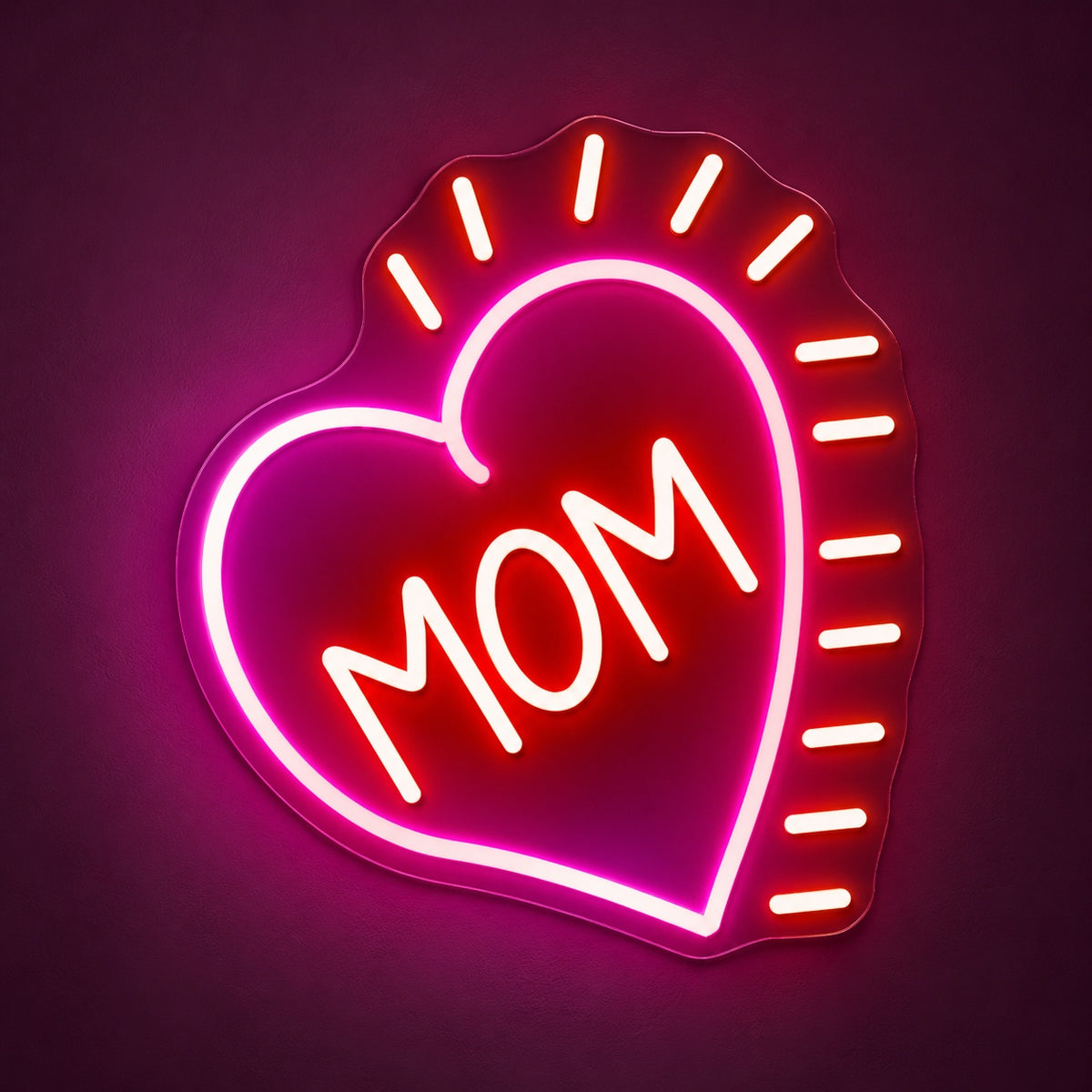 Mom LED Neon Sign - product hero