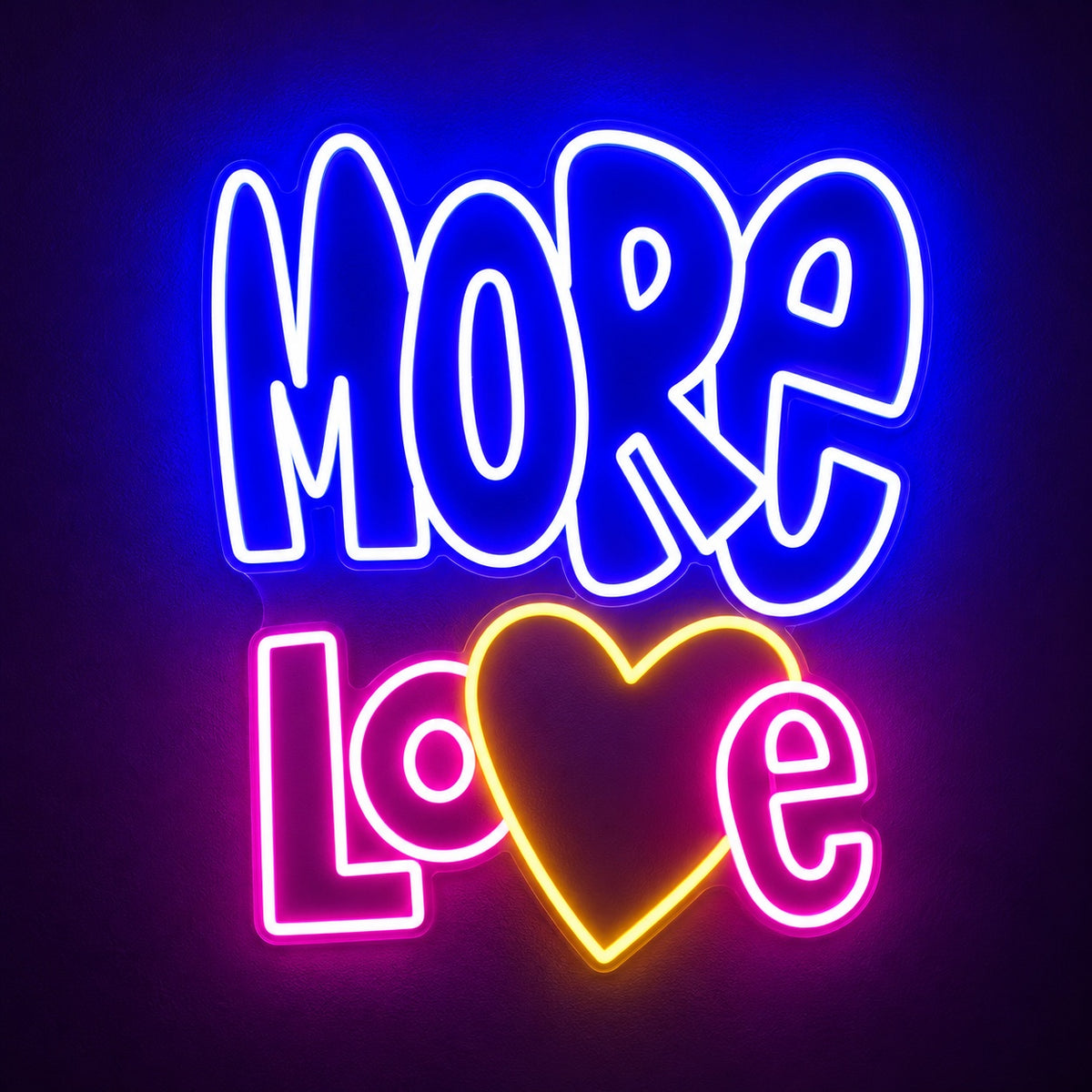 More Love LED Neon Sign - product hero
