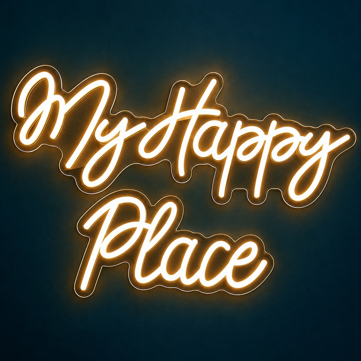 My Happy Place LED Neon Sign - product hero