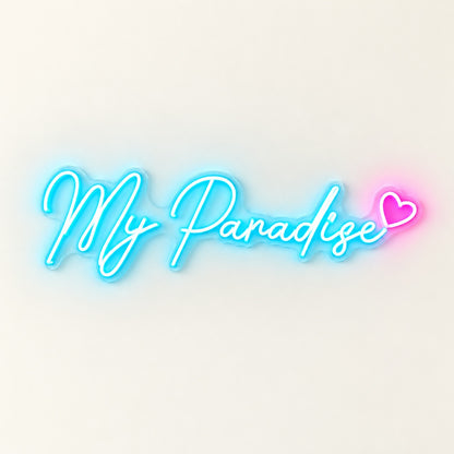 My Paradise LED Neon Sign - natural light view