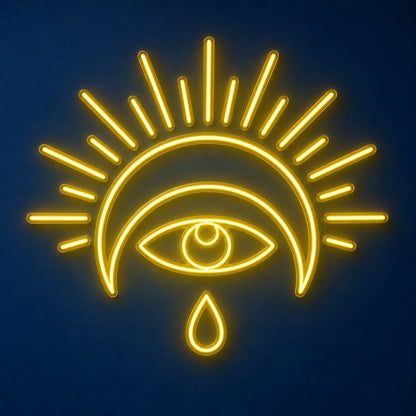 Mystic Eye Sun LED Neon Sign - product hero