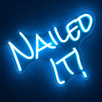 Nailed It LED Neon Sign - product hero