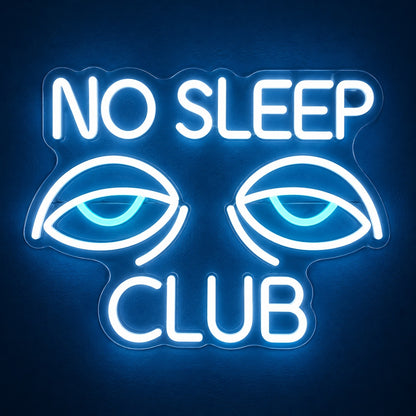No Sleep Club LED Neon Sign - product hero