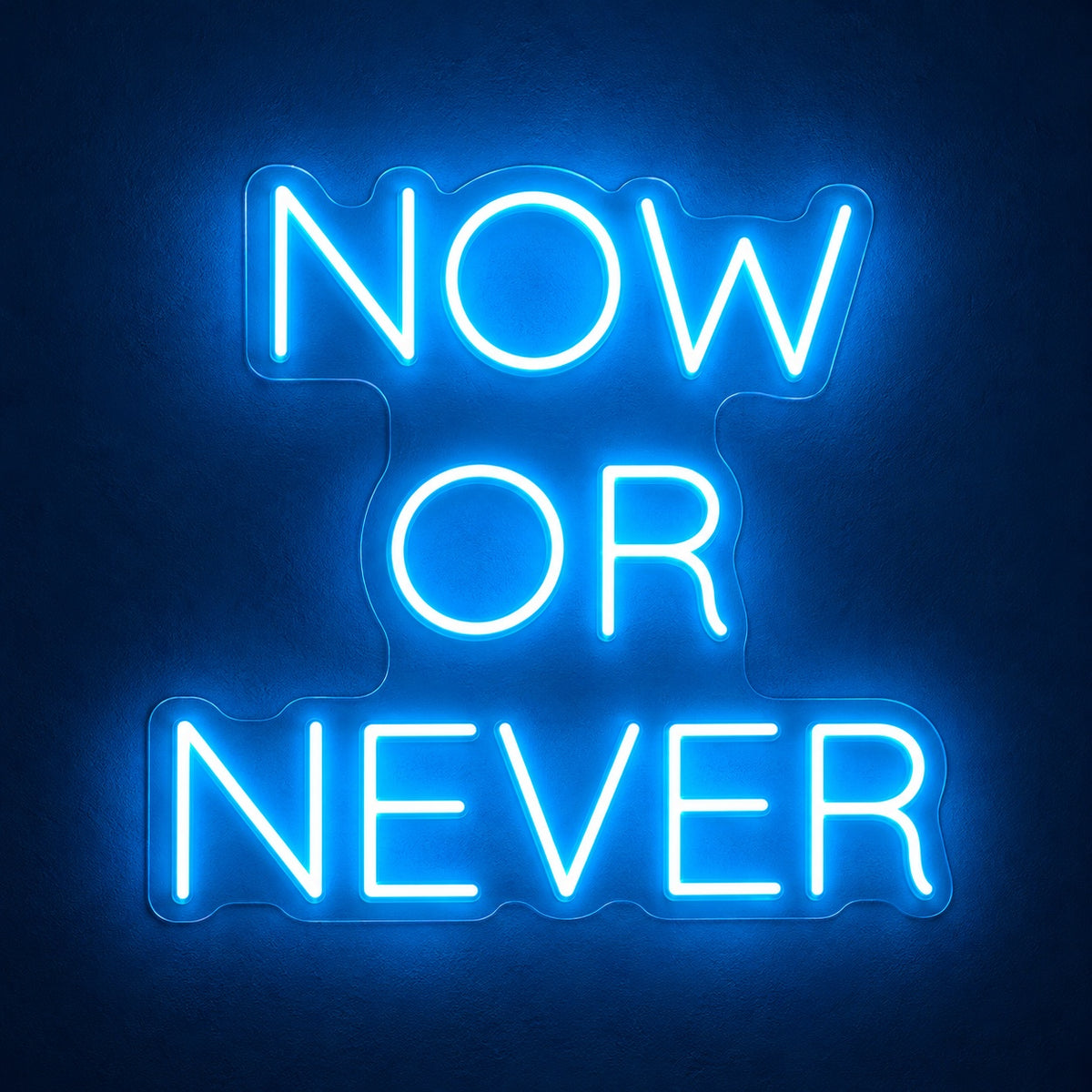 Now Or Never LED Neon Sign - product hero
