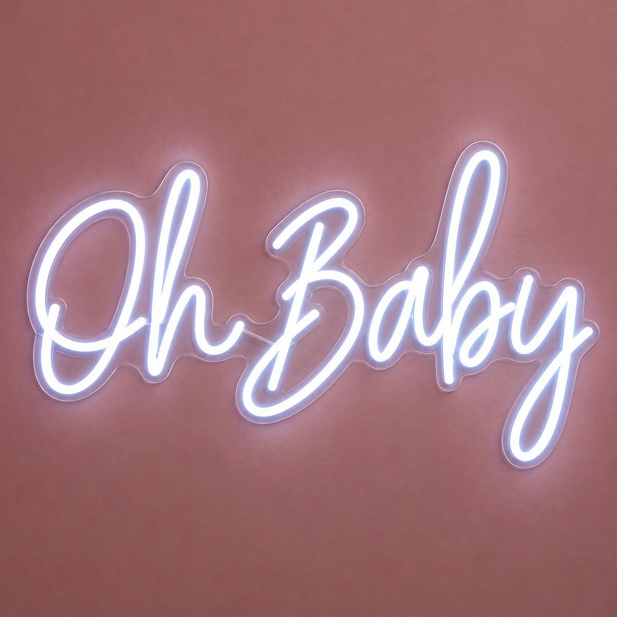 Oh Baby LED Neon Sign - product hero
