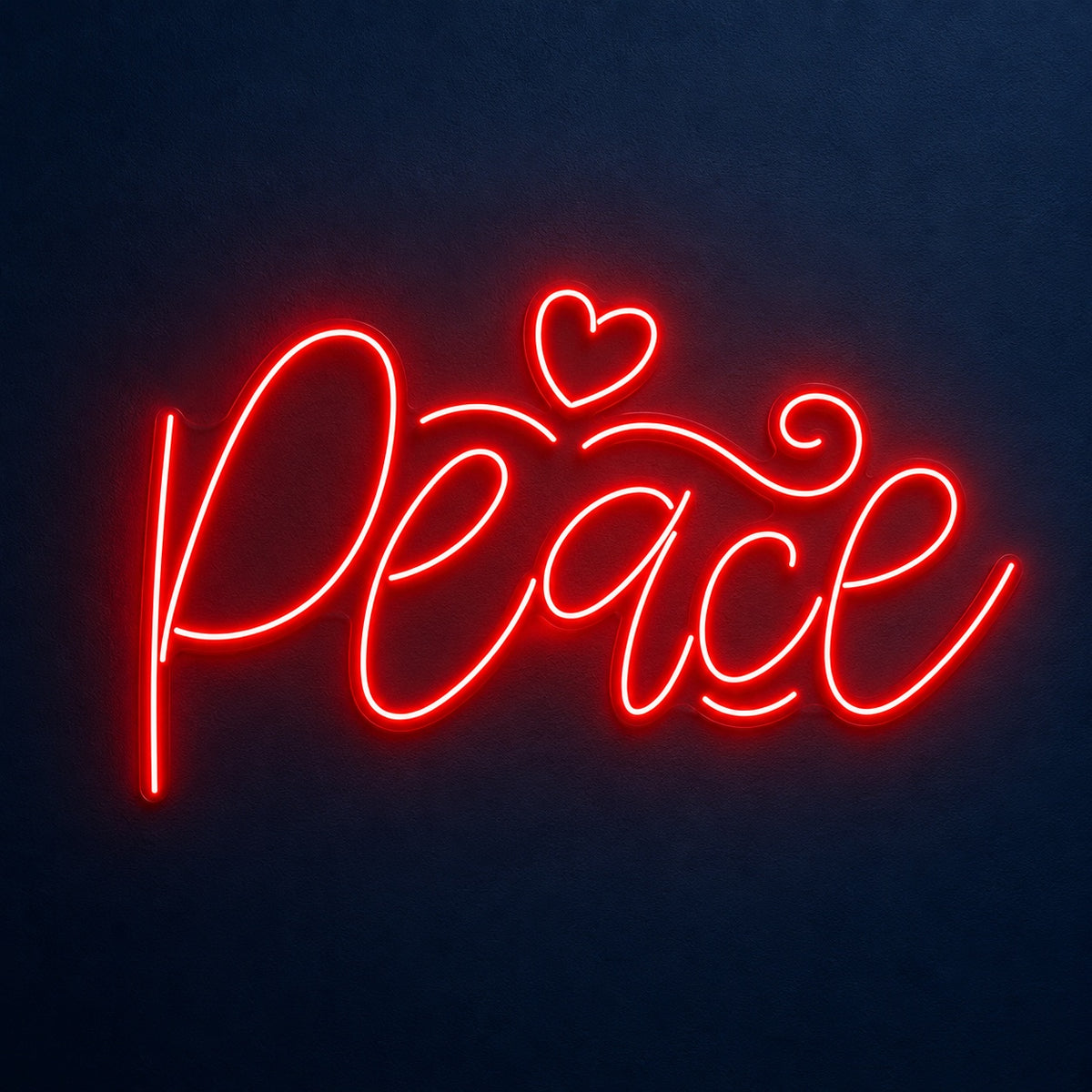 Peace LED Neon Sign - product hero