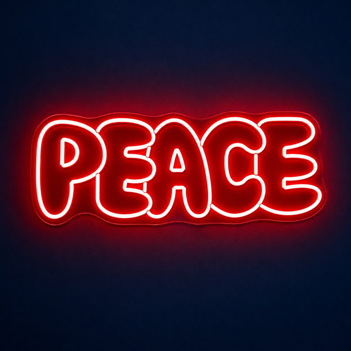 Peace LED Neon Sign - product hero