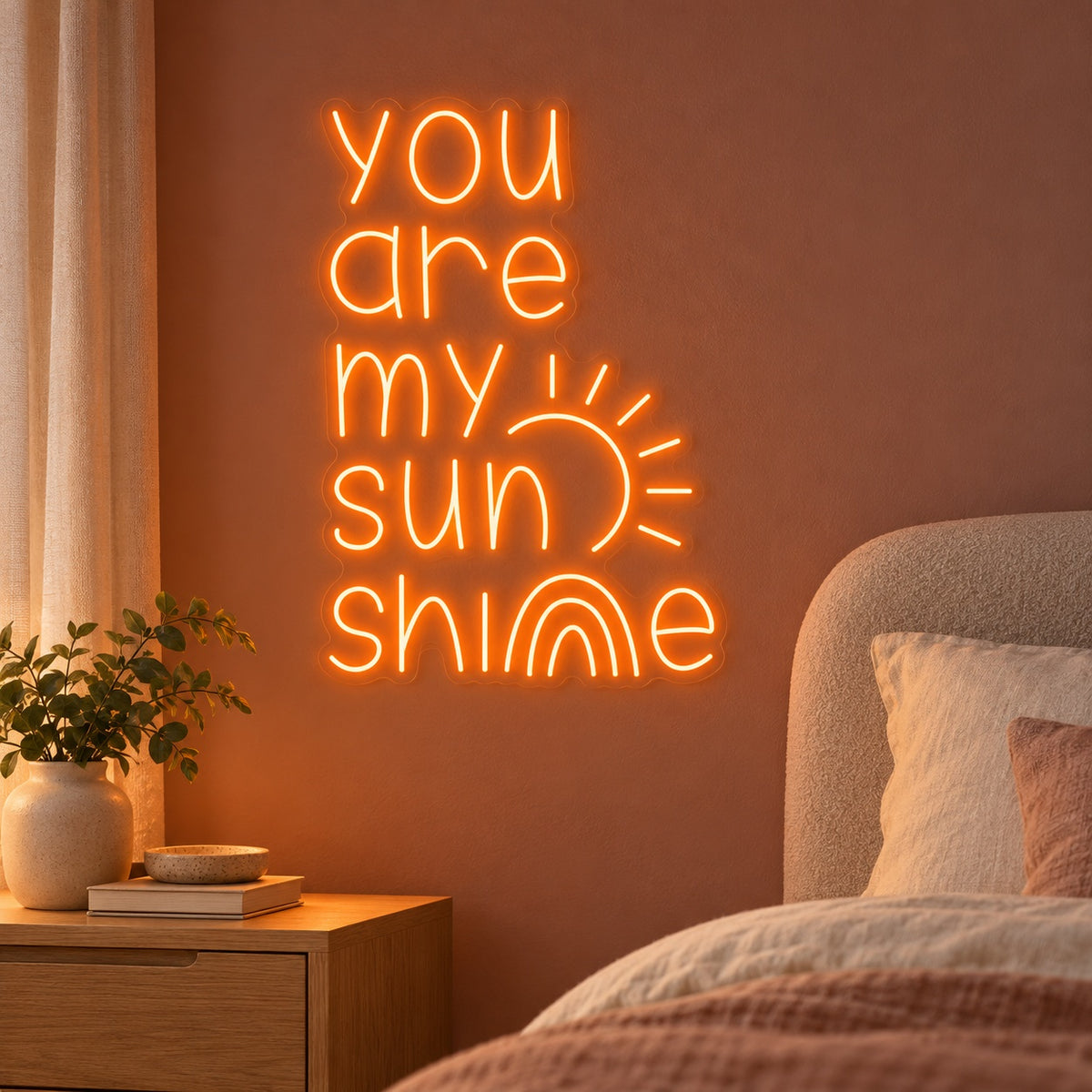 You Are My Sunshine LED Neon Sign - advertising view
