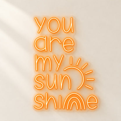 You Are My Sunshine LED Neon Sign - natural light view