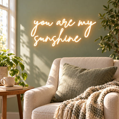 You Are My Sunshine LED Neon Sign - lifestyle view