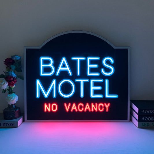 Bates Motel No Vacancy Led Sign Business Neon Sign