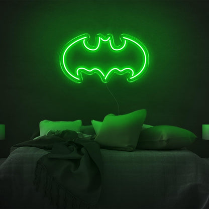 Batman V2 Purple Led Neon Sign For Superhero Bedroom Decor | Shineneon