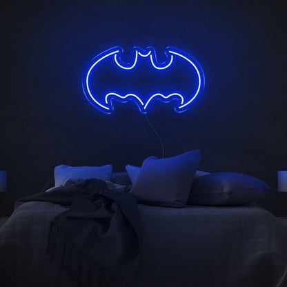 Batman V2 Purple Led Neon Sign For Superhero Bedroom Decor | Shineneon