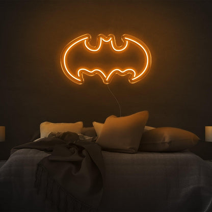 Batman V2 Purple Led Neon Sign For Superhero Bedroom Decor | Shineneon