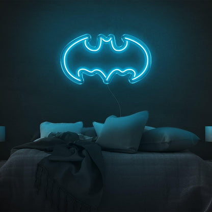 Batman V2 Purple Led Neon Sign For Superhero Bedroom Decor | Shineneon