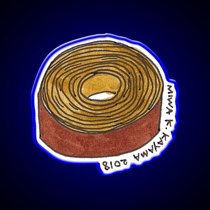Baumkuchen Snack Food Led Neon Sign Rgb Color - Shineneon