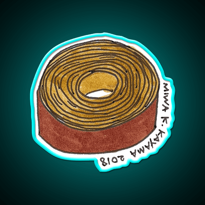 Baumkuchen Snack Food Led Neon Sign Rgb Color - Shineneon