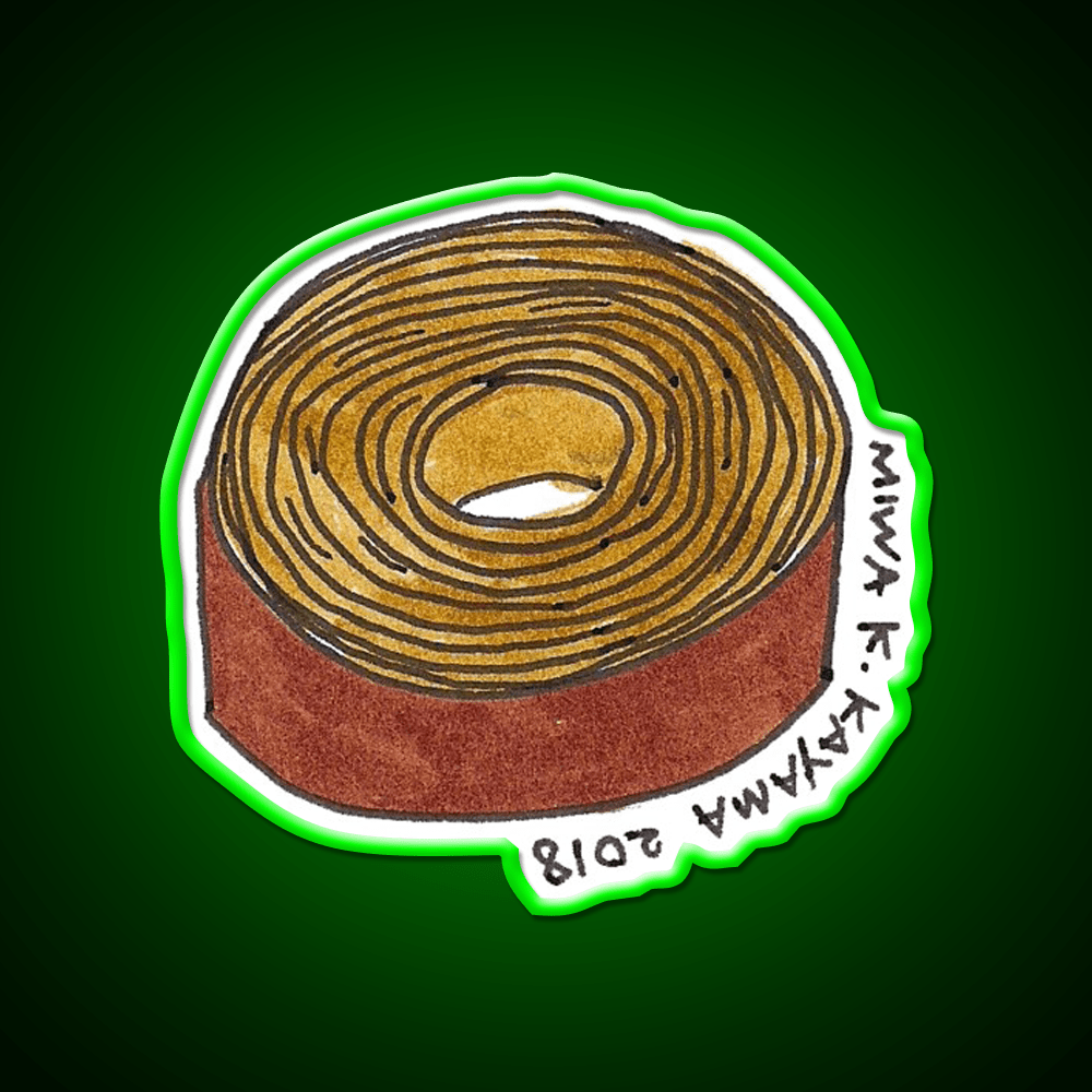 Baumkuchen Snack Food Led Neon Sign Rgb Color - Shineneon