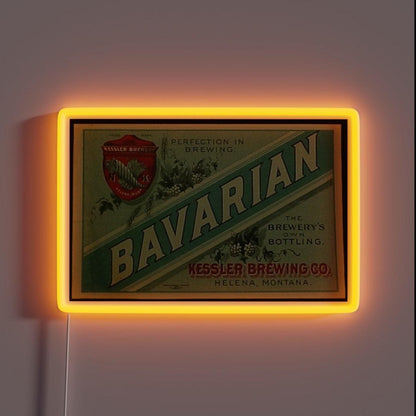 Bavarian Beer Rgb Led Neon Sign - Custom LED neon sign front view