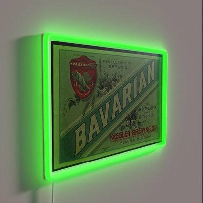 Bavarian Beer Rgb Led Neon Sign - LED neon sign close-up detail
