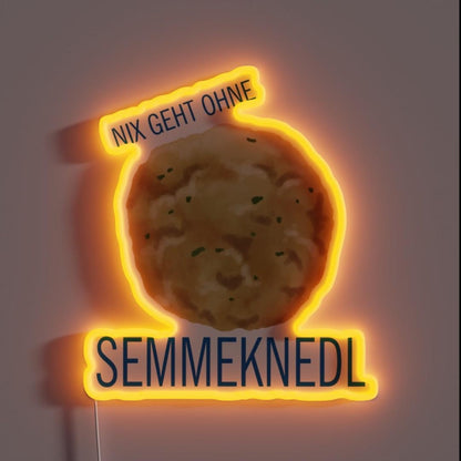 Bavarian Bread Dumpling Rgb Led Neon Sign
