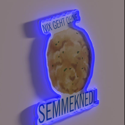 Bavarian Bread Dumpling Rgb Led Neon Sign