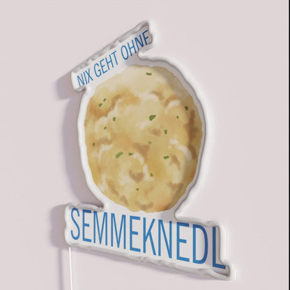 Bavarian Bread Dumpling Rgb Led Neon Sign