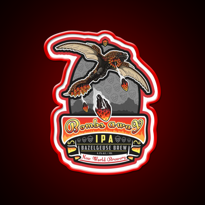 Bazelgeuse Bombs Away Ipa Beer Bar Decor Led Neon Sign Rgb Color - LED neon sign view 10