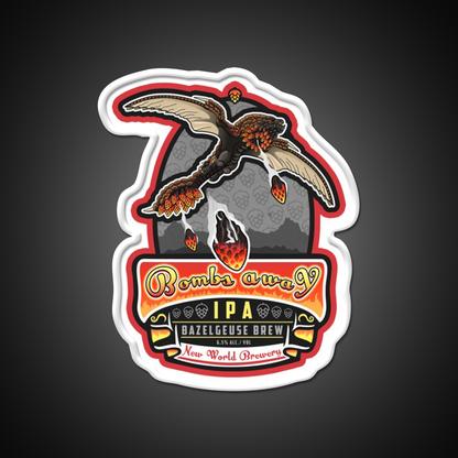 Bazelgeuse Bombs Away Ipa Beer Bar Decor Led Neon Sign Rgb Color - LED neon sign view 11