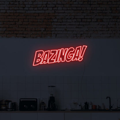 Bazinga Led Neon Sign Wall Art | Shineneon