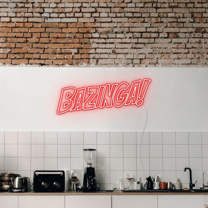 Bazinga Led Neon Sign Wall Art | Shineneon
