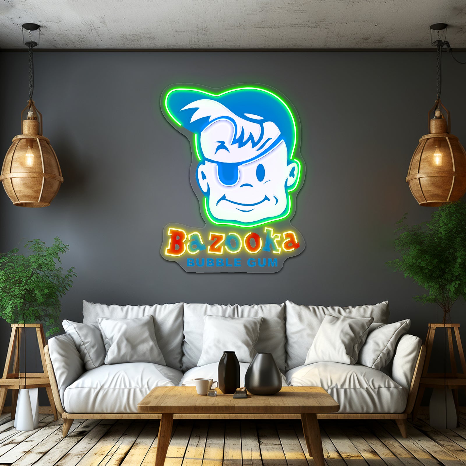 Bazooka Joe Artwork Led Neon Sign | Shineneon