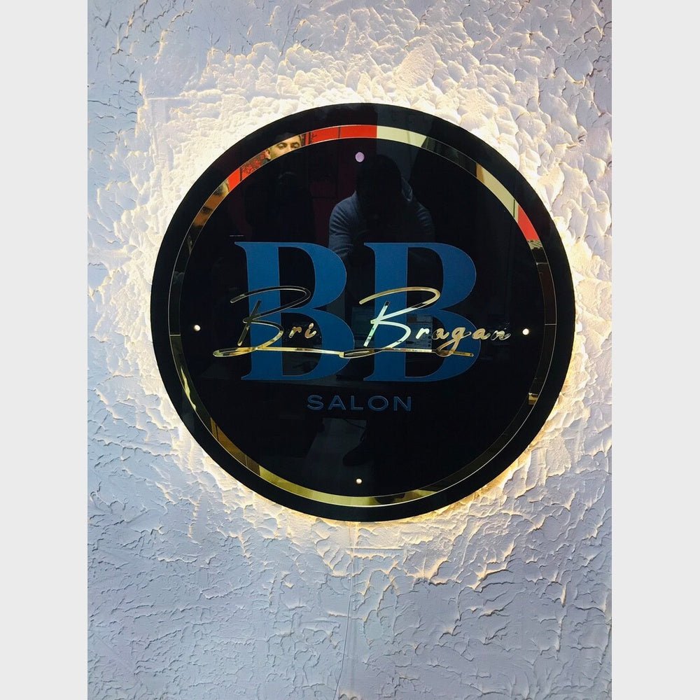 Bb Ssalon Acrylic Business Logo Sign - Shineneon