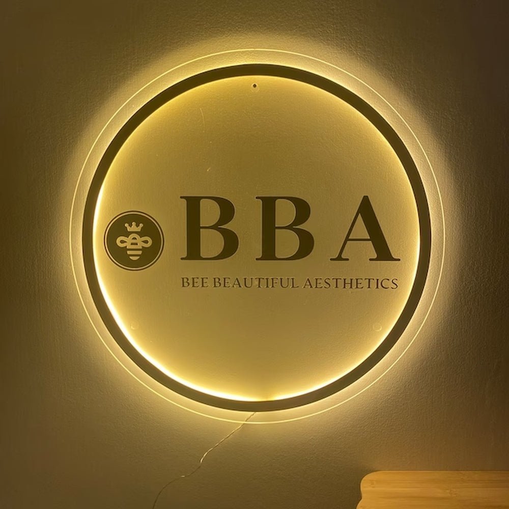 Bba Acrylic Business Logo Sign - Shineneon